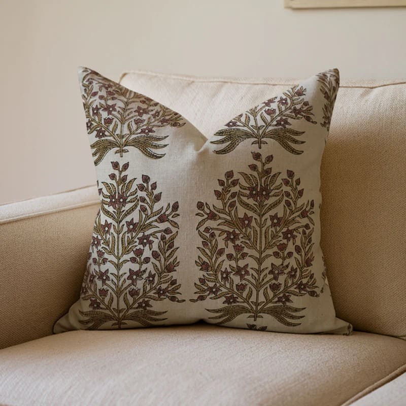 Bohemian patterned cushion cover