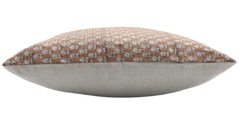 Tarangini Mini Floral Linen Throw Cover