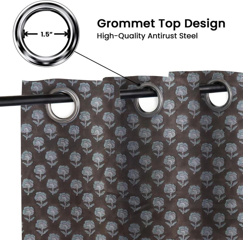 Elegant pink colour curtains for bedroom and living room décor