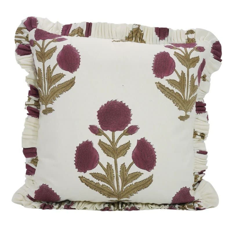 Colorful boho accent pillow cover