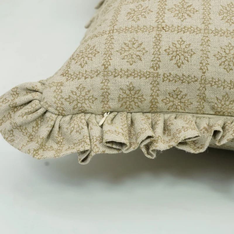 Soft cotton throw pillow cover