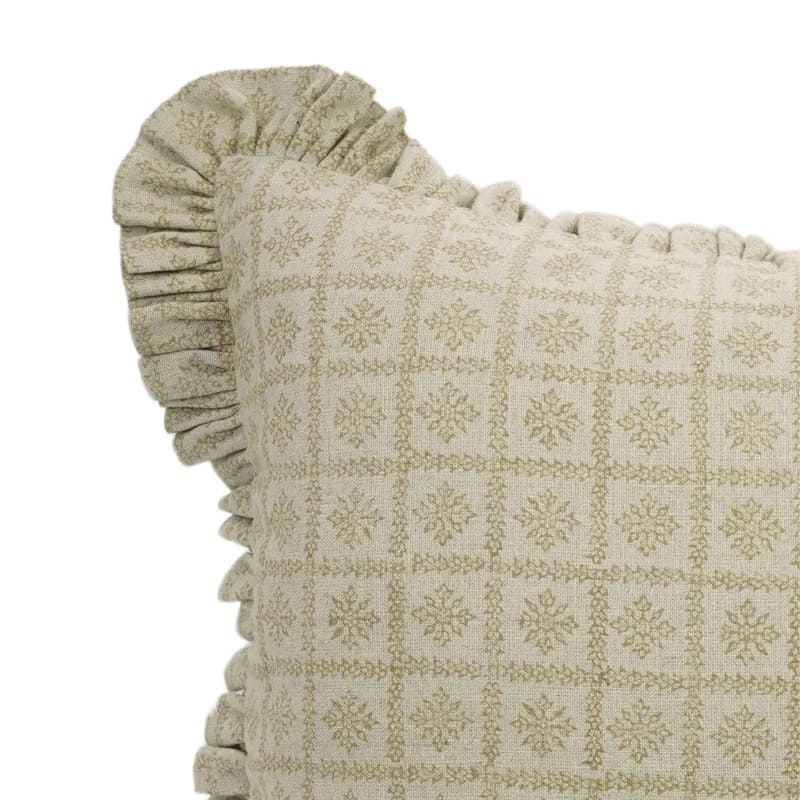 Luxury linen decorative pillow cover