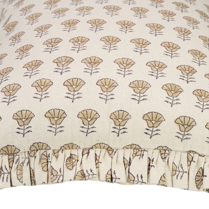 Bohemian floral pillow cover