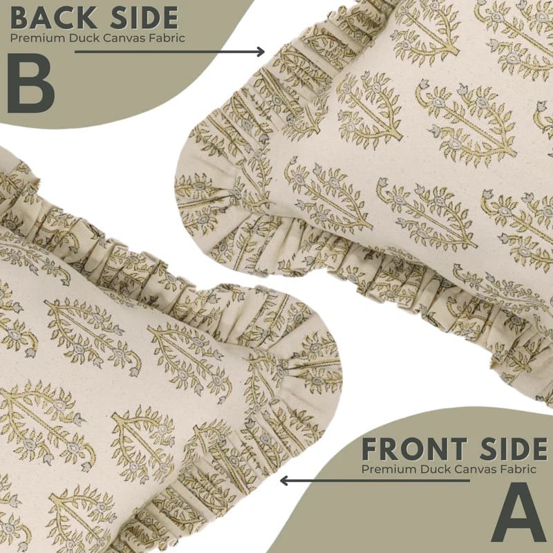 Handmade blockprint decorative pillow cover