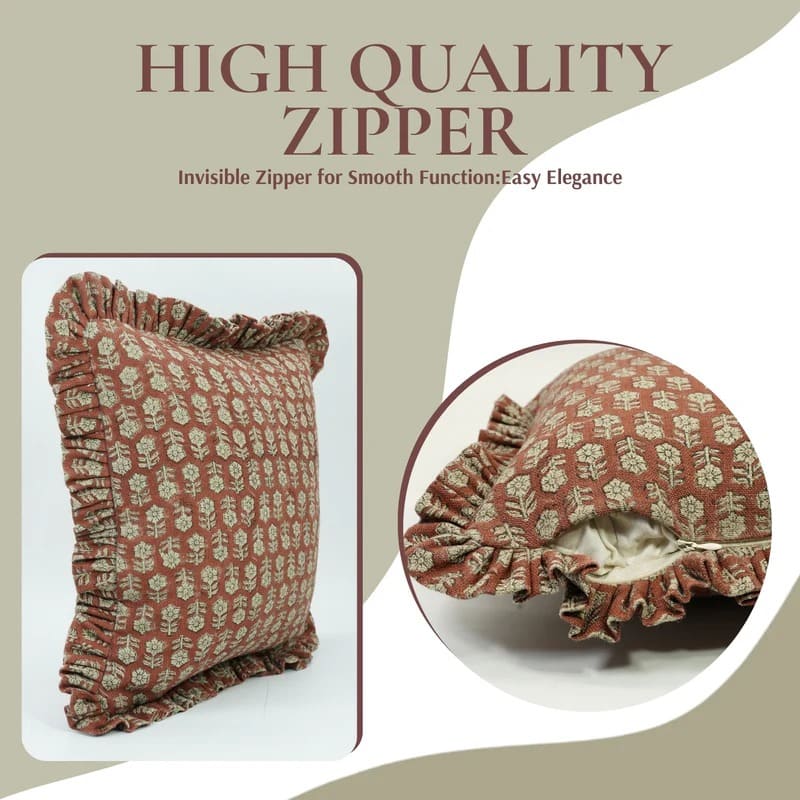 Handmade boho throw pillow cover
