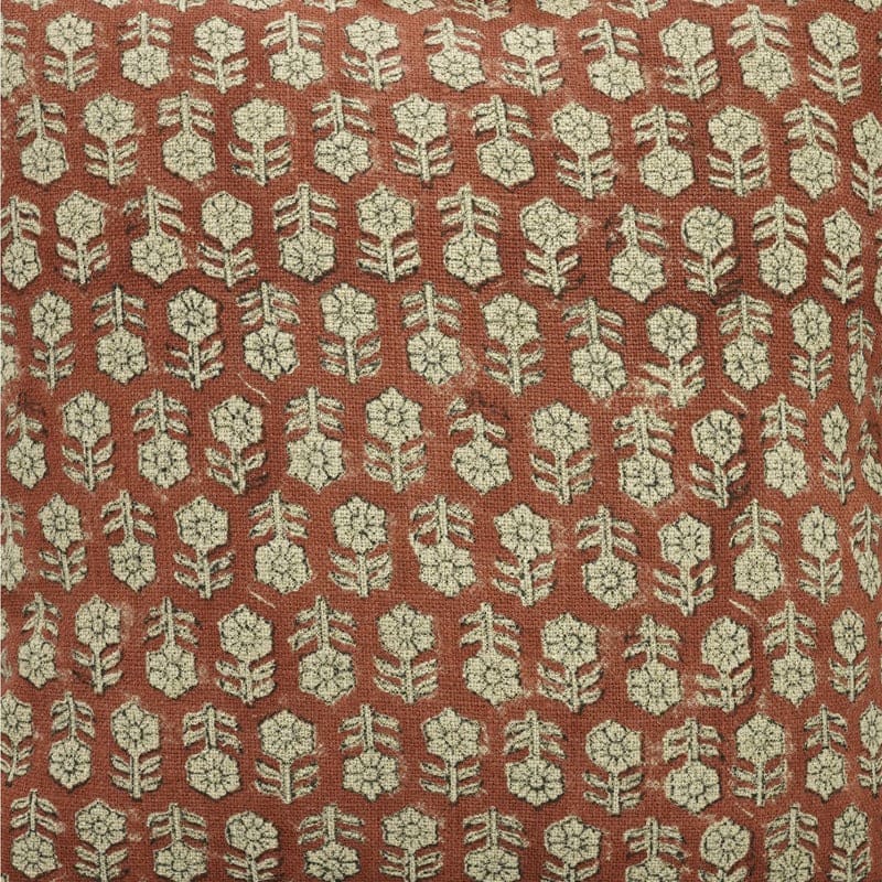 Boho blockprint pillow cover in soft cotton