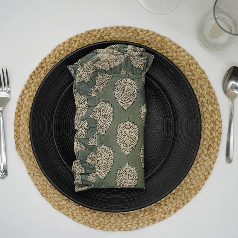 printed fabric napkins for kitchen and dining