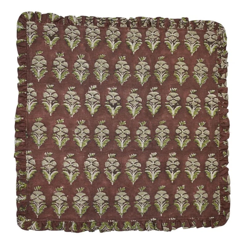 floral cloth napkins soft linen dinner napkins