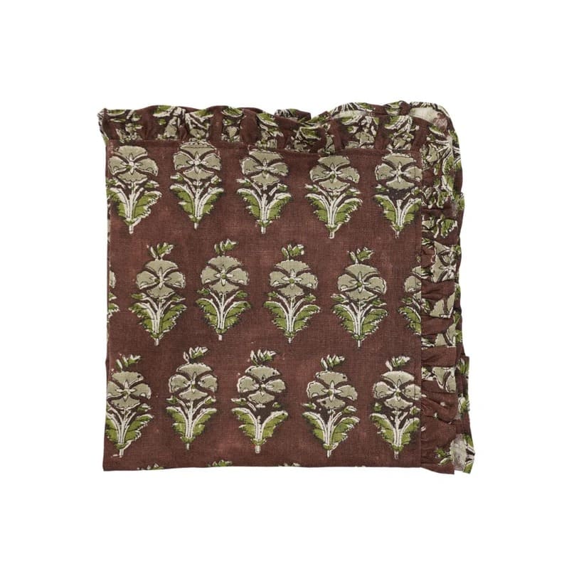 block printed napkins artisan cotton table napkins