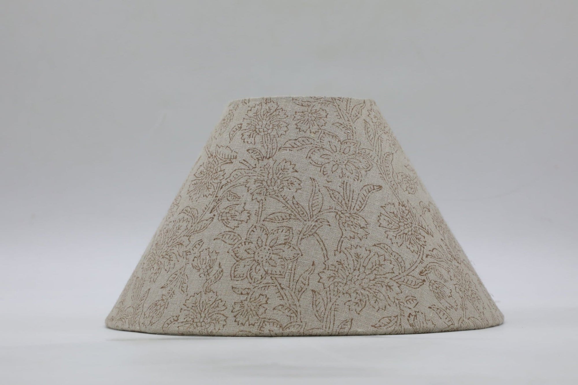 Block Print Cone Lampshade - Jarul - Set of 2