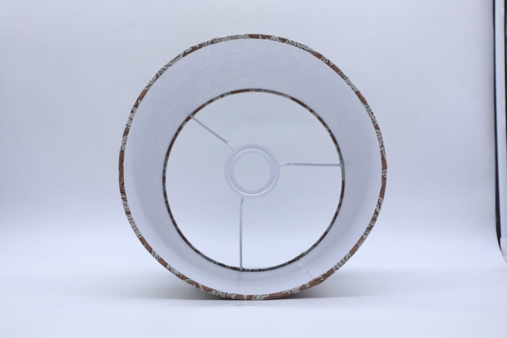 Block Print Drum Lampshade - Manikarnika - Set of 2