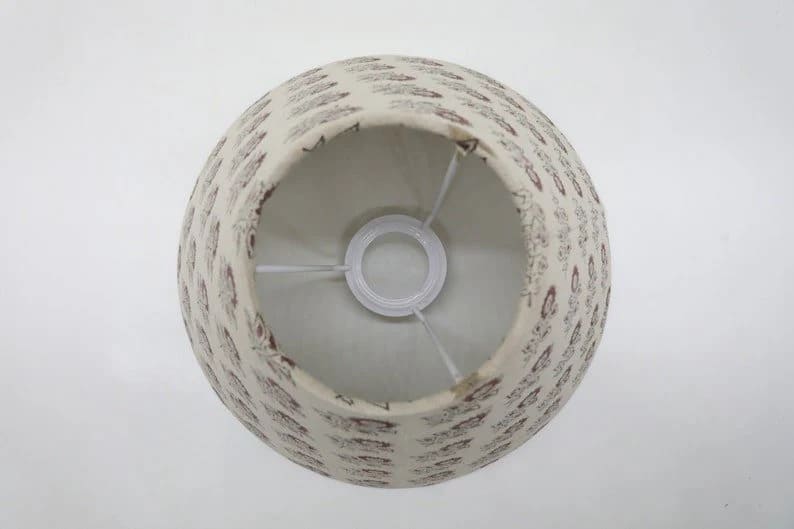 Indian block print lampshade for home decor