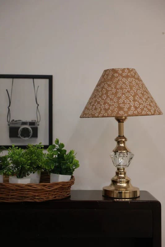 Patterned lampshade for stylish lighting decor