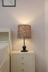 Hand print lampshade for rustic home decor