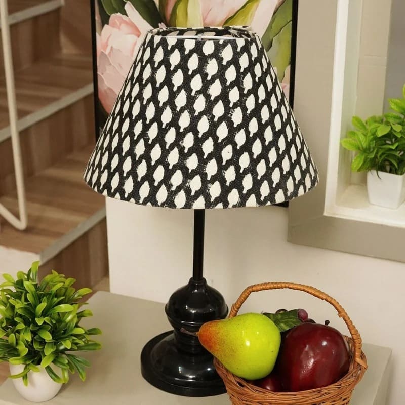 Handmade Floral Linen Khushbu Lampshade