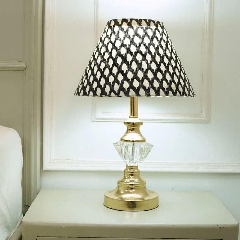 Handmade Floral Linen Khushbu Lampshade