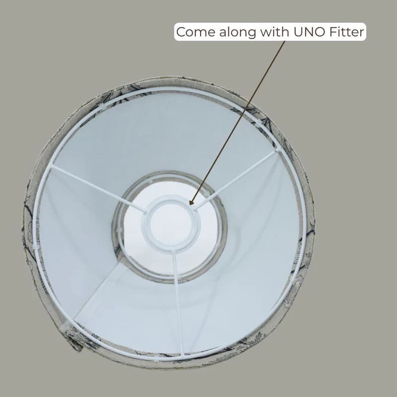 Indian block print lampshade for modern home décor