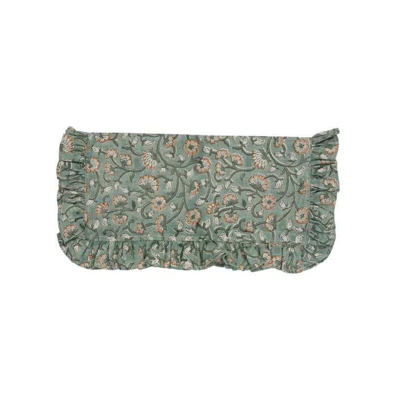 Handcrafted linen napkins floral design