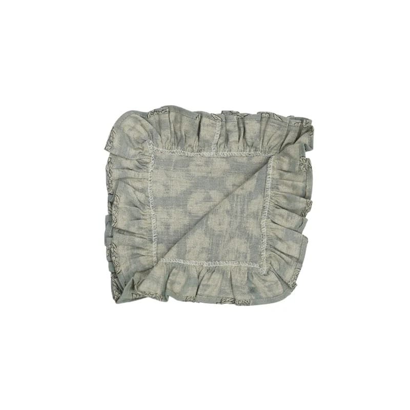 Bohemian floral linen napkins