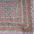 Handcrafted handprinted quilt with timeless block printed style