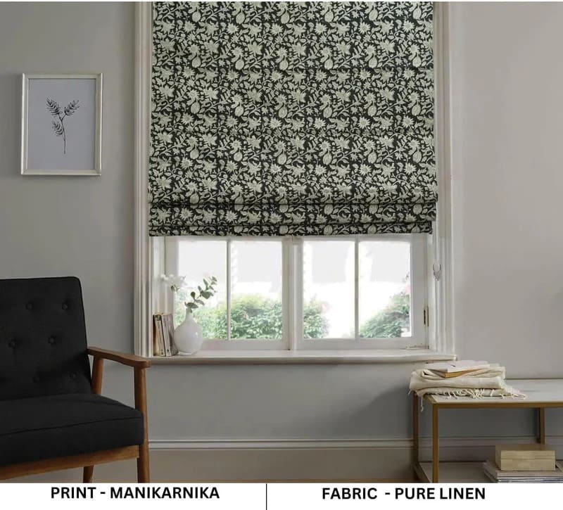 Decorative roman shades for elegant homes