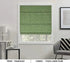 Block printed Roman shade stylish blackout window covering decor