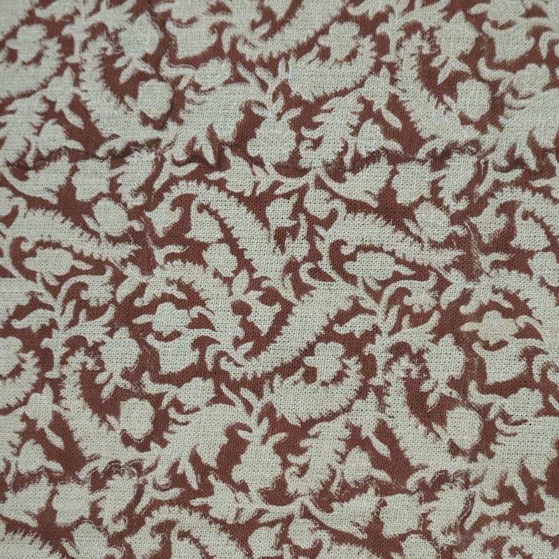 Roman shades twin city hand print design