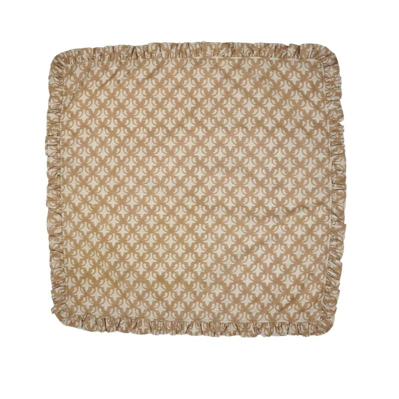 floral cotton napkins handmade block print set