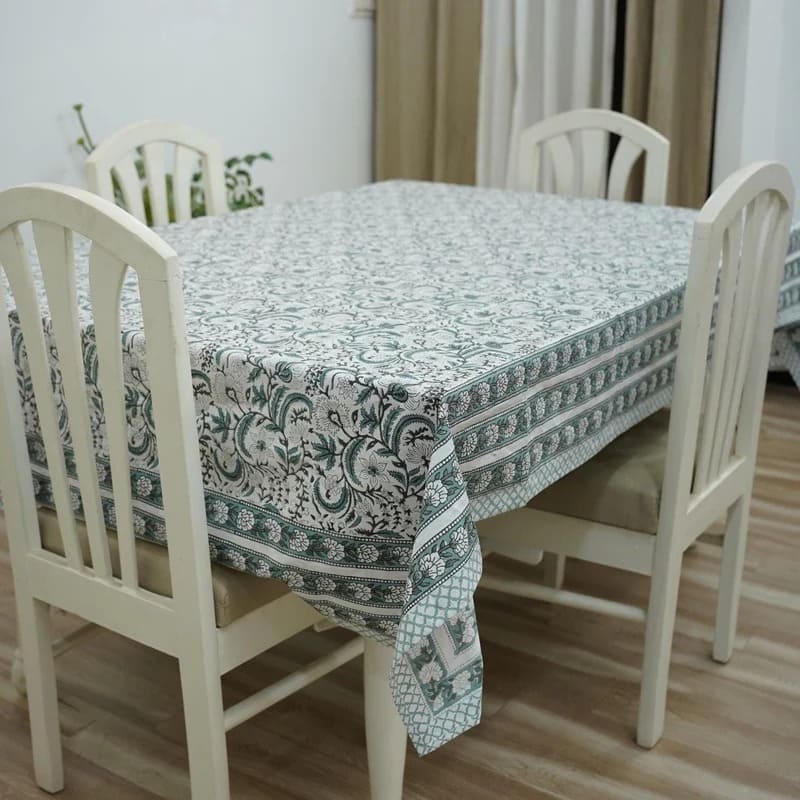 Soft cozy bedroom printed table cloth