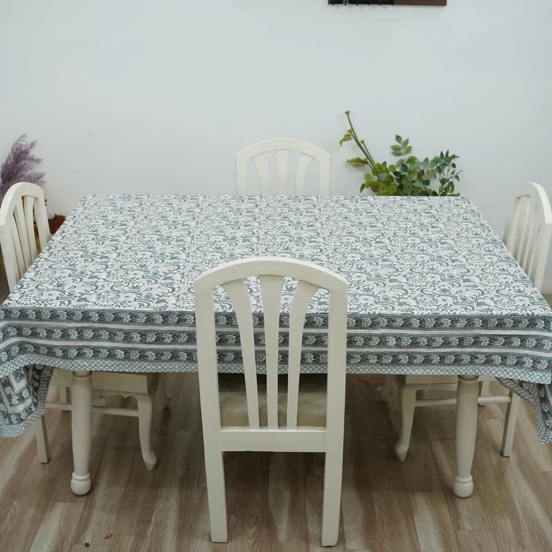 Cozy calm bedroom printed table cloth