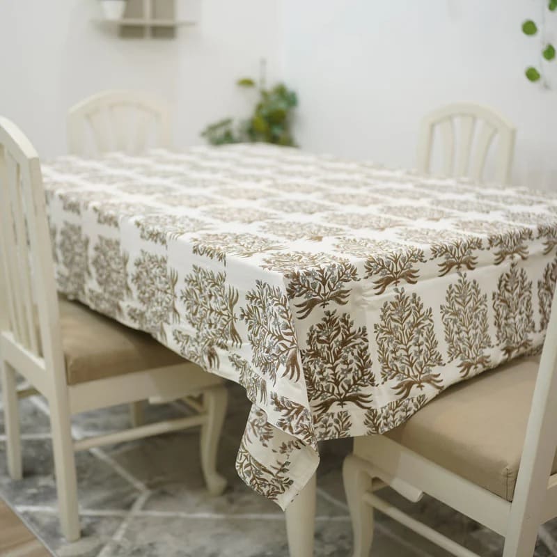 Festive Indian print table linen