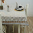 Natural fabric printed table clothes