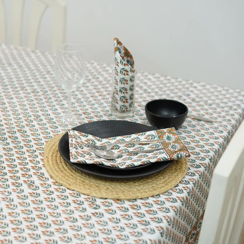 Soft cotton printed table clothes