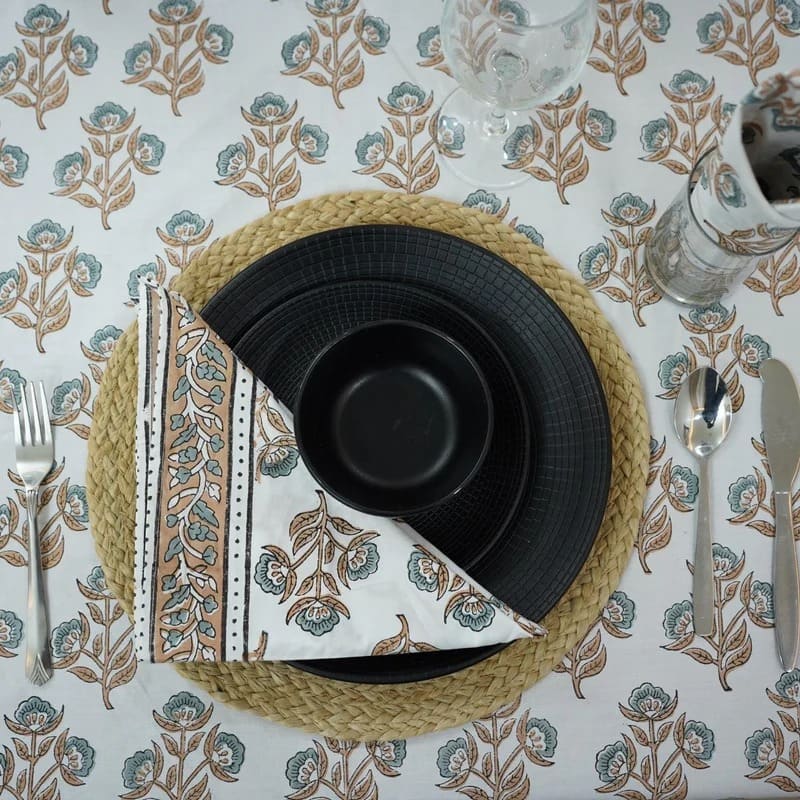 Vintage cotton printed table clothes