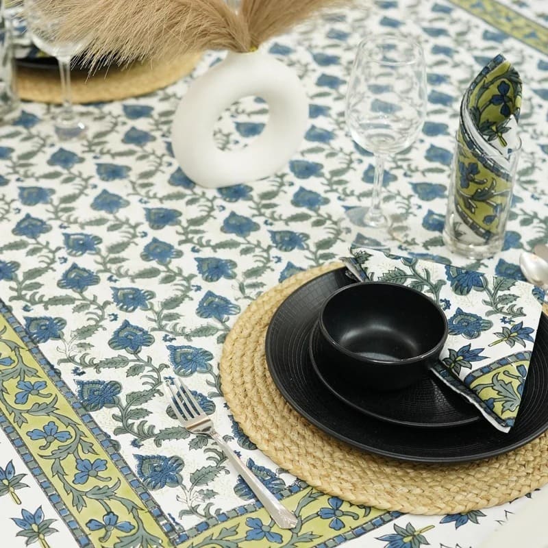 Beautiful cotton printed table clothes