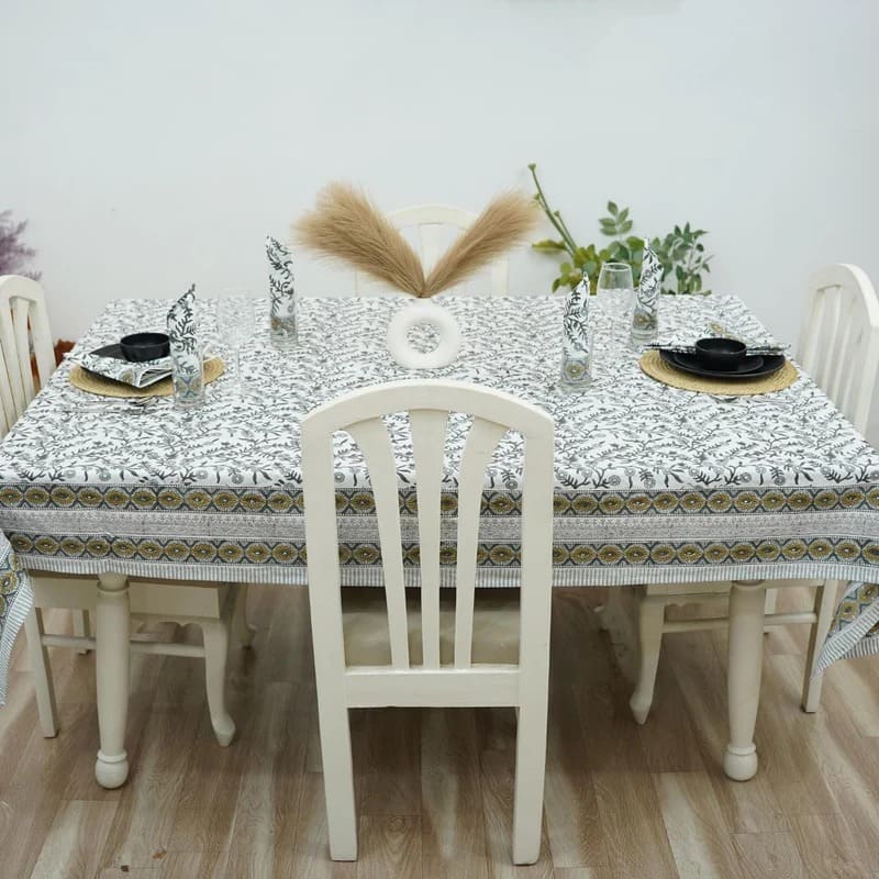 Handmade traditional table cloth print