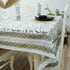 Vintage traditional table cloth print