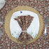 Block printed napkin artisan cotton table linen