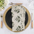 floral linen napkins artisan handmade napkins
