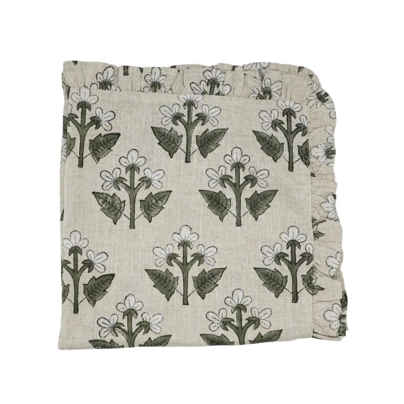 ruffled cotton napkins decorative dinner napkins