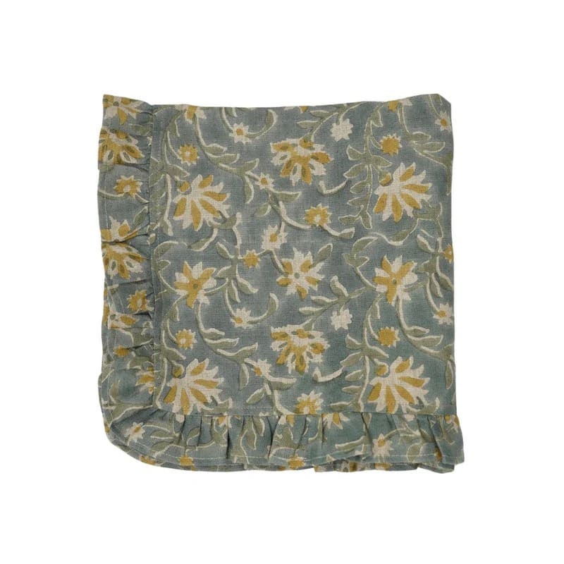 Indian block print napkins handmade cotton