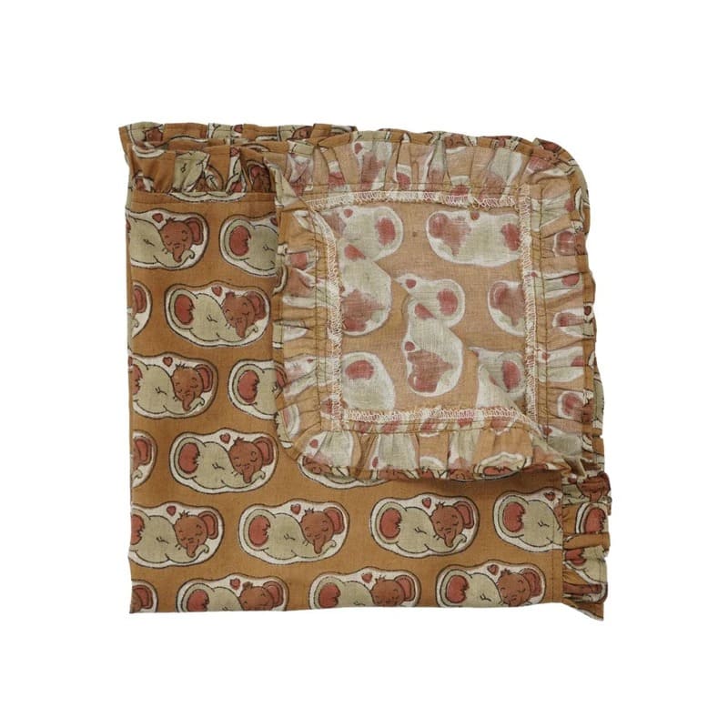 Floral linen napkins for everyday dining