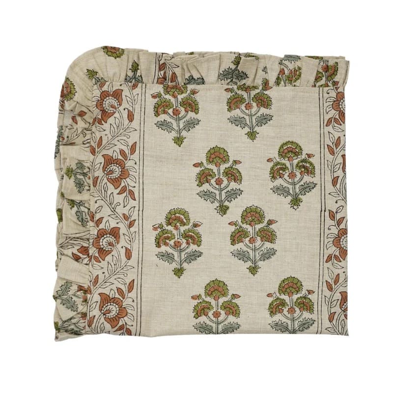 Sage green napkin cotton for elegant dining