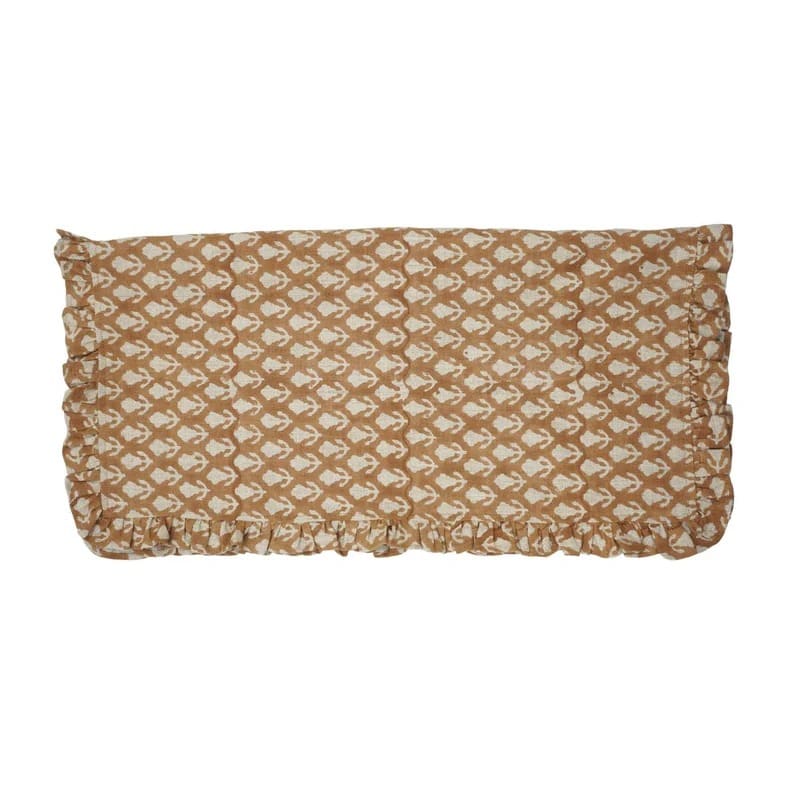 Decorative floral linen napkins for home table