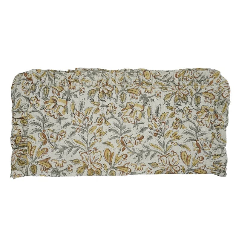 Soft cotton napkins with traditional block print patterns