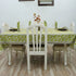 Warm cozy bedroom printed table cloth