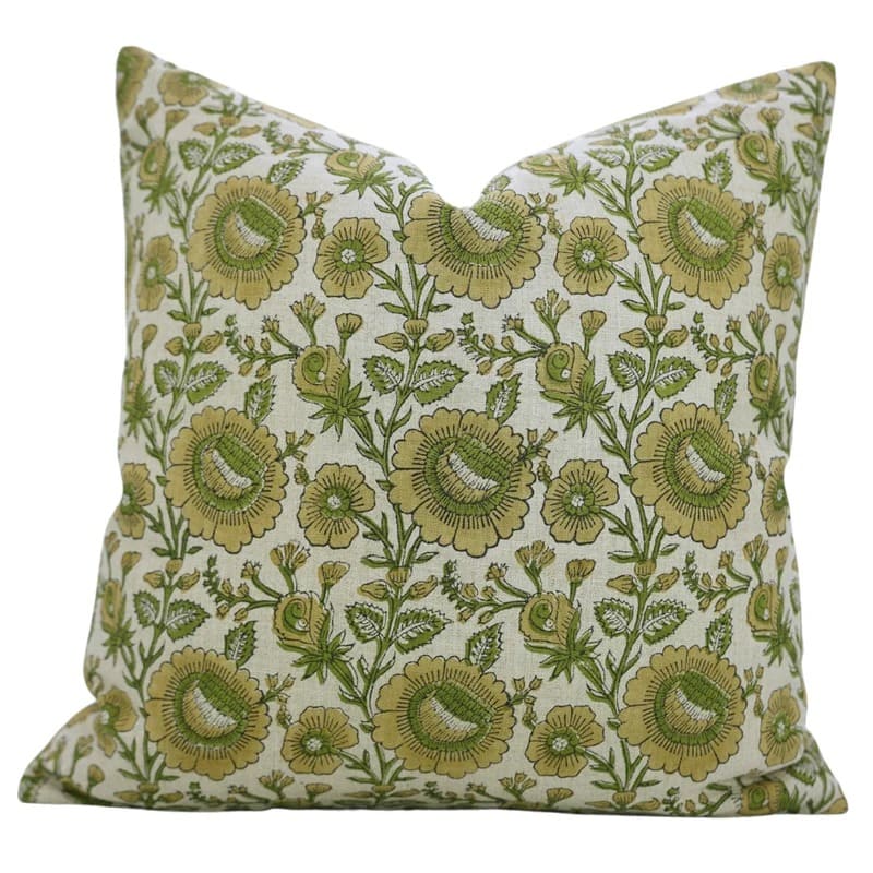Pillow cover for couch handmade fabric décor