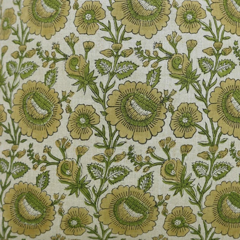 Pillow cover texture handmade cotton fabric print