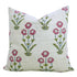 Pillow cover for couch hand print block design