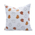 Hand print decorative pillow covers for living room 